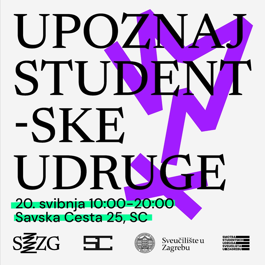 Posjeti prvu Smotru studentskih udruga Sveučilišta u Zagrebu