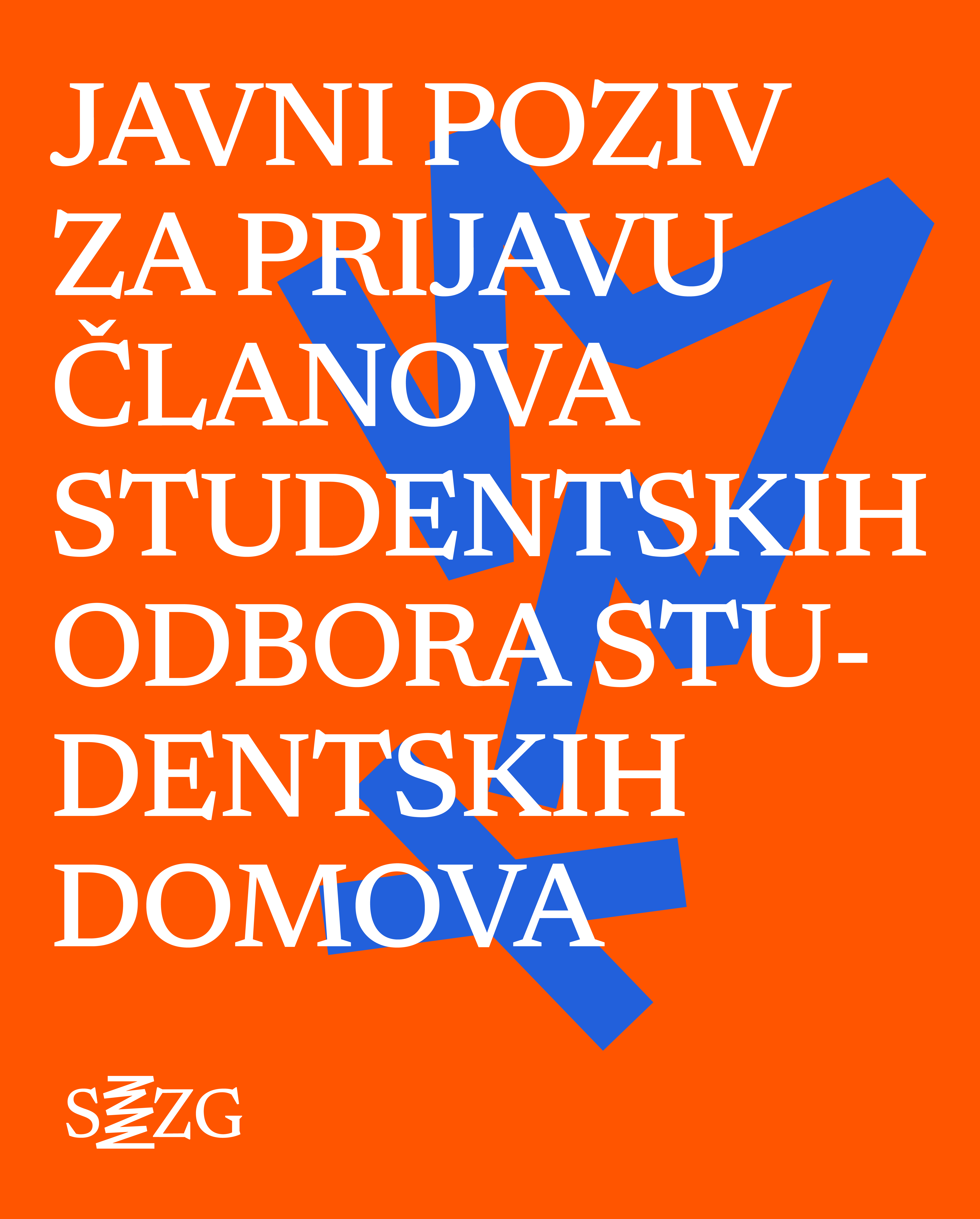 Javni poziv za prijave za izbor članova studentskih odbora studentskih domova Studentskog centra Sveučilišta u Zagrebu za 2025.