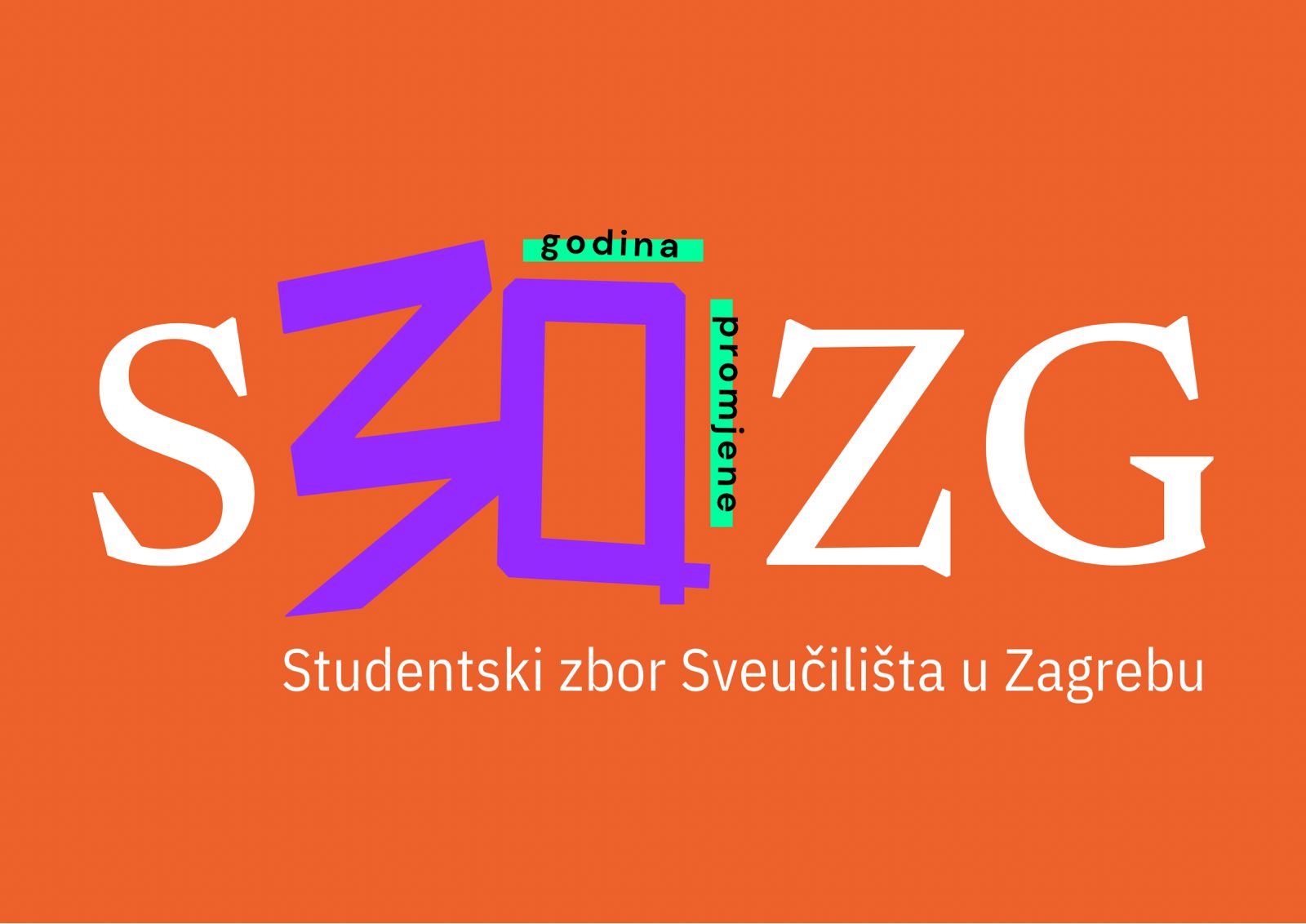 Predstavljen vizualni identitet obilježavanja 30 godina Studentskog zbora Sveučilišta u Zagrebu